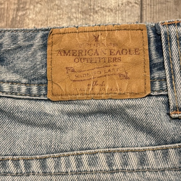 American Eagle Outfitters Blue Casual Mini Skirt-size 2 - Picture 2 of 10